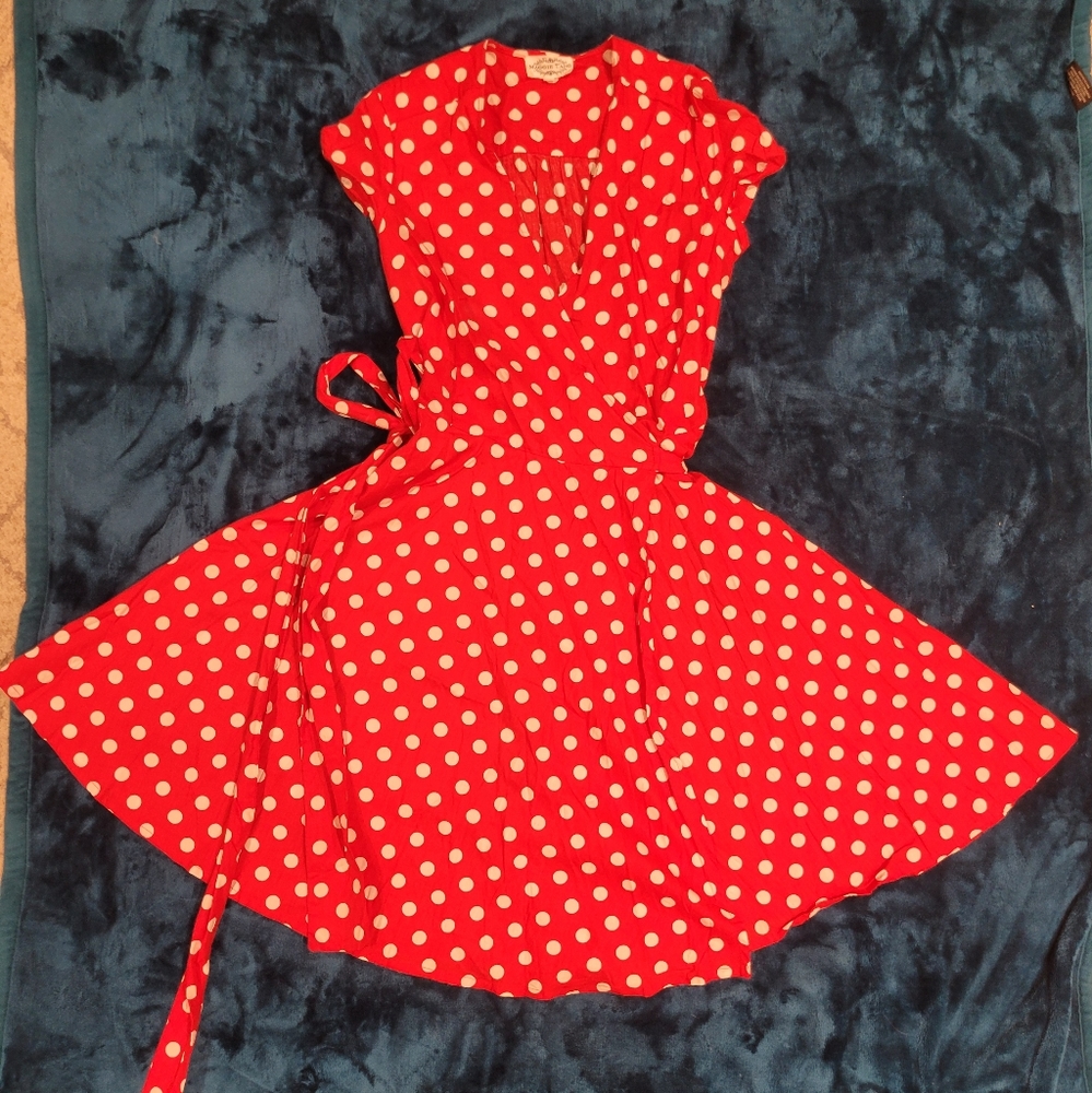 Vintage style wrap dresss